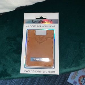 Kappa Delta Brown Card Holder Sticker